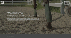 Desktop Screenshot of amba-defence.com
